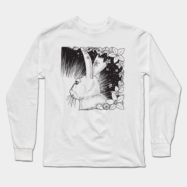 El-ahrairah Long Sleeve T-Shirt by sabinewilder